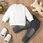 Baby Bear Graphic Sweatshirt and Distressed Jeans Set_8