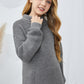 Girls Dropped Shoulder Turtleneck Sweater_17