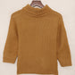 Girls Dropped Shoulder Turtleneck Sweater_9