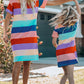 Color Block Side Slit Mini Dress For Girls_6