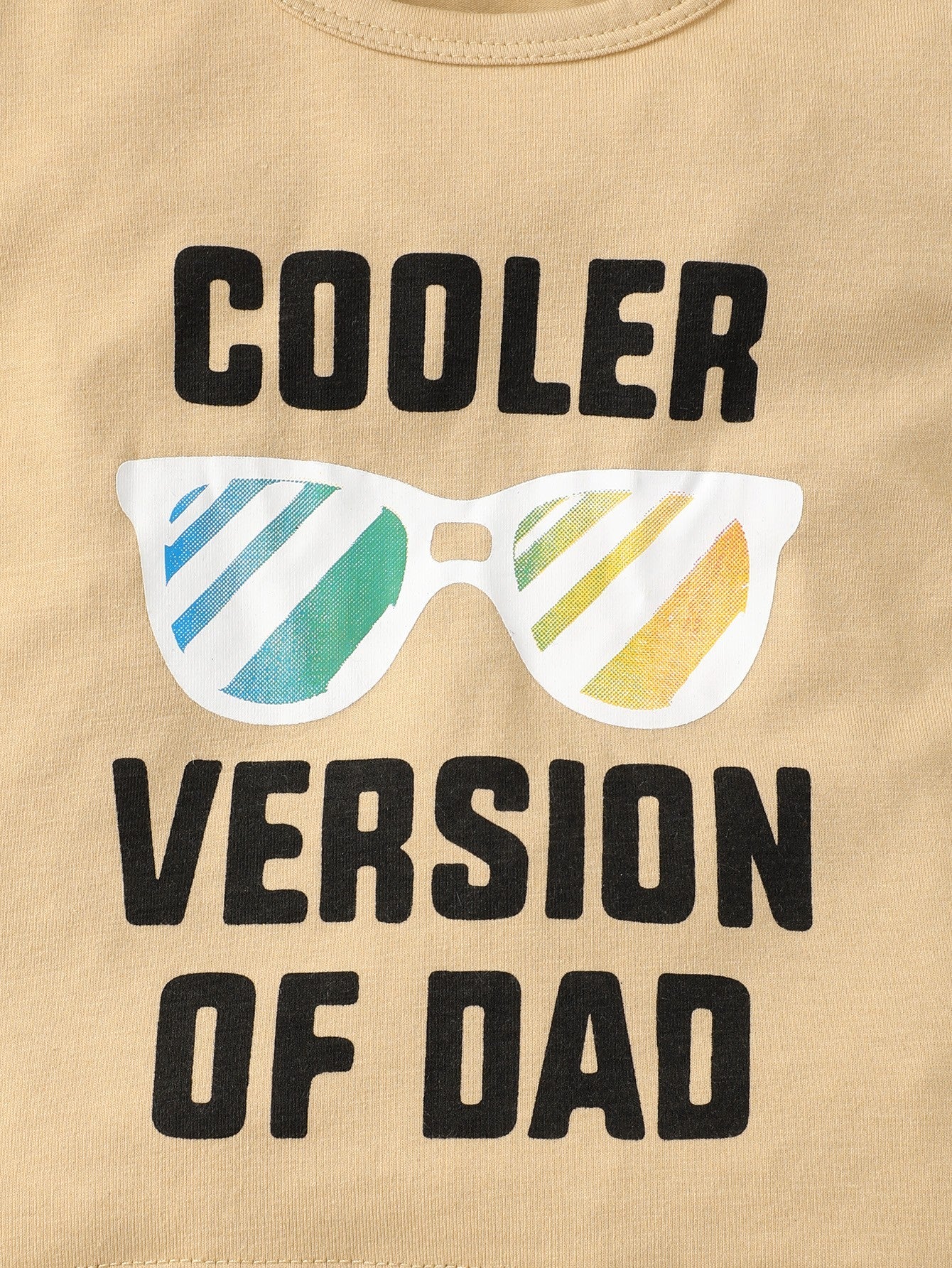 Boys COOLER VERSION OF DAD Tee and Shorts Set_2
