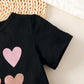 Girls Heart Print T-Shirt and Joggers Set_8