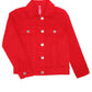 Girl's Premium Denim Solid Color Jacket_5