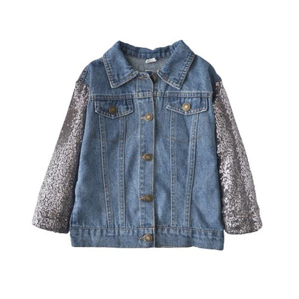 Girls Sequin Unicorn Denim Jacket_5