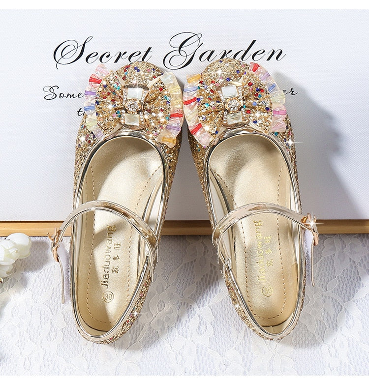 Princess Glitter Shoes (Gold)