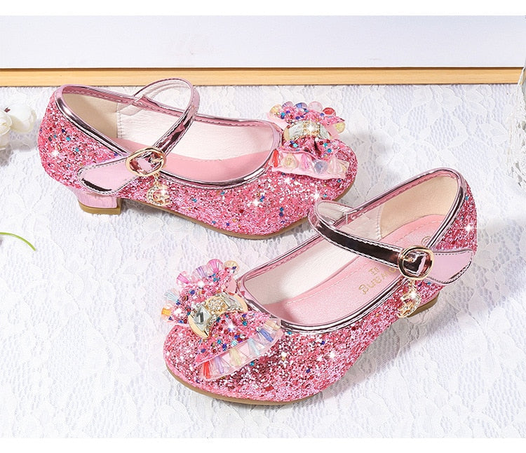 Princess Glitter Shoes (Pink)